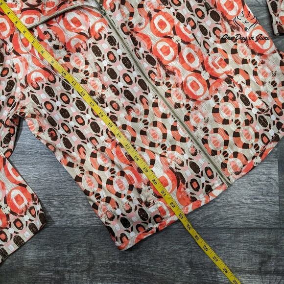 Ruby Rd Abstract Zip Up Jacket Size M - Picture 4 of 5